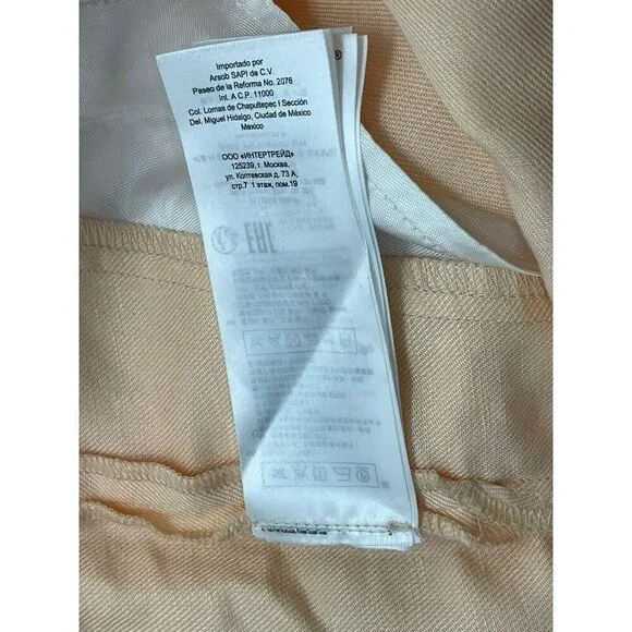 MAJE Piruize Cold-shoulder Crepe And Stretch-twill Jumpsuit In Mandarine Sz 40 - Picture 9 of 9